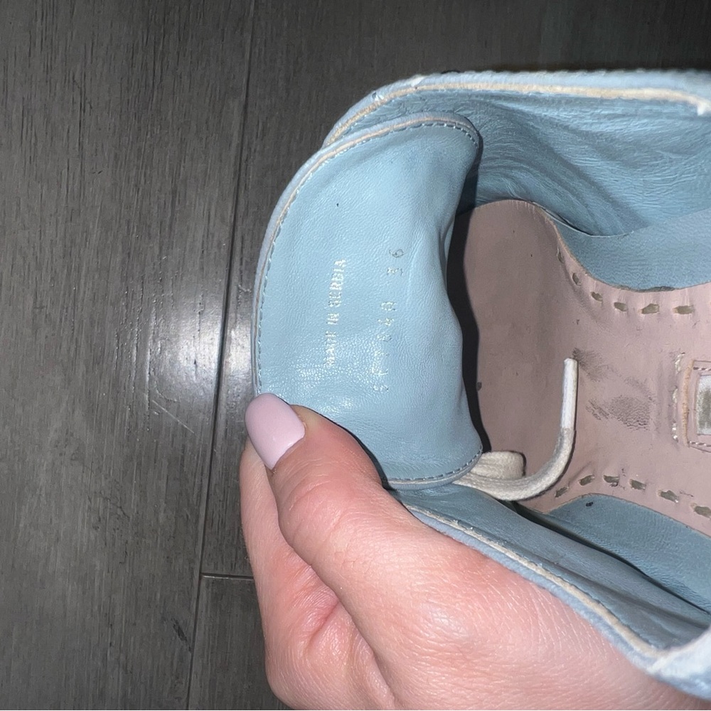 Miu Miu Blue Leather Studded sneakers size 36 - Picture 6 of 14